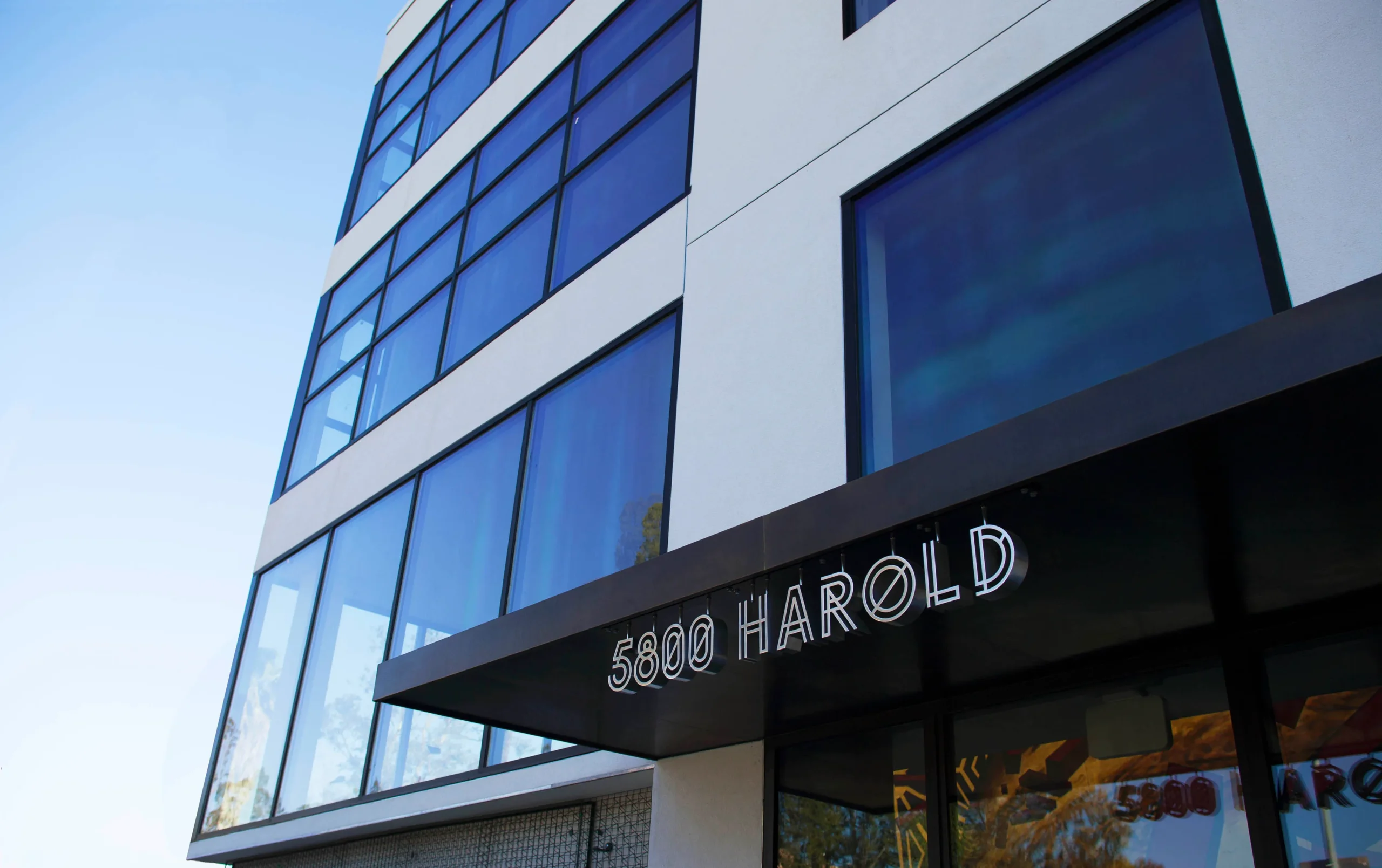 Harold Way Awning Entrance  ROM Residential